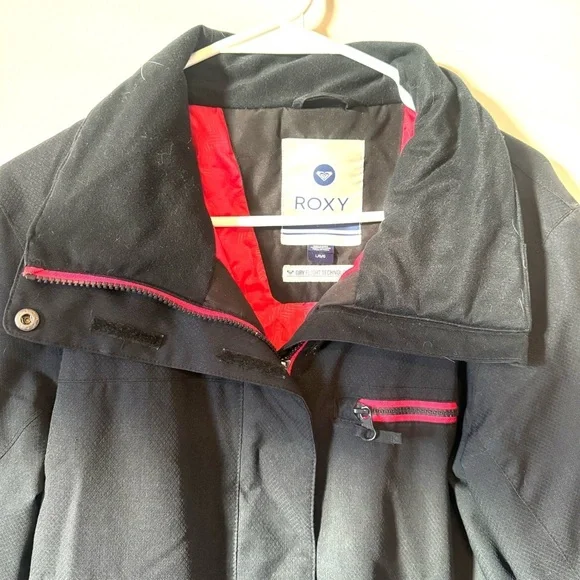 Roxy Vintage Y2K Black Pink Ski Snow Women’s Jacket - Picture 2 of 12